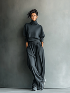 Amy | Knit Wide-Leg Two-Piece Set