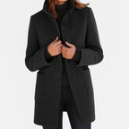 Katelin | Classic Wool-Blend Trench Coat