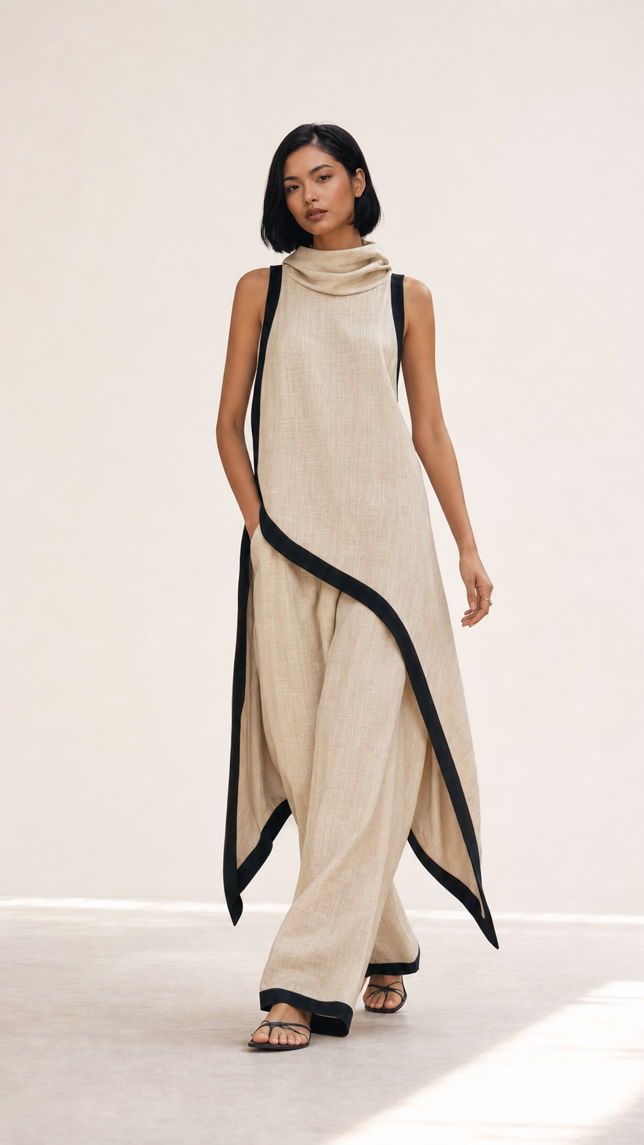Reanna | Elegant Linen Coord Set
