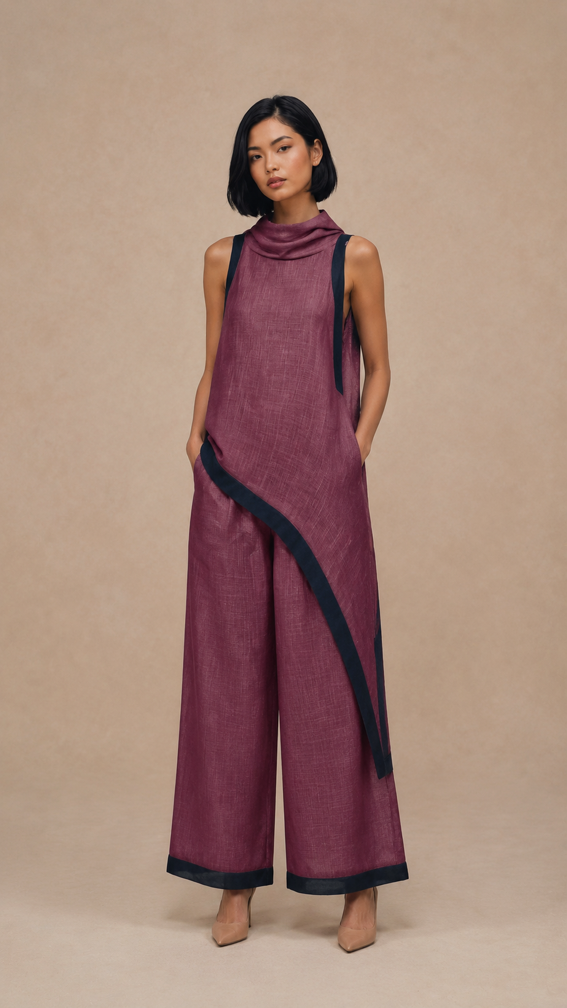 Reanna | Elegant Linen Coord Set