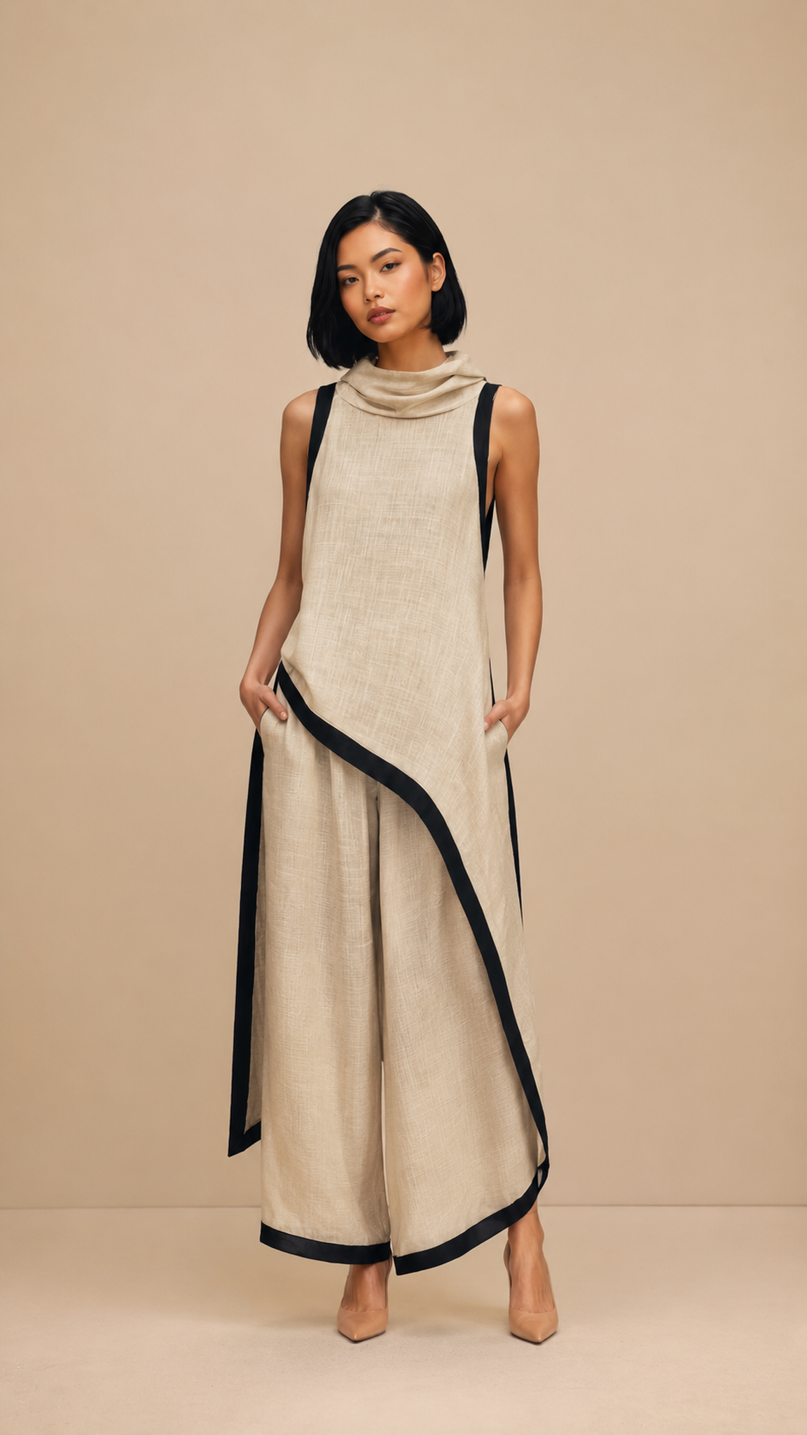 Reanna | Elegant Linen Coord Set