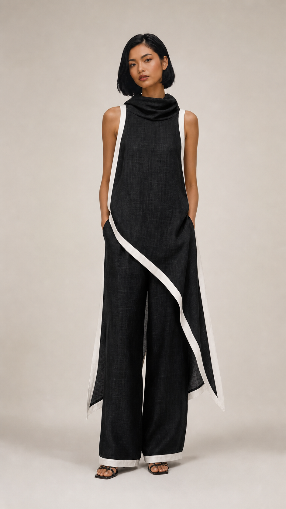 Reanna | Elegant Linen Coord Set