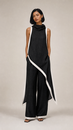 Reanna | Elegant Linen Coord Set