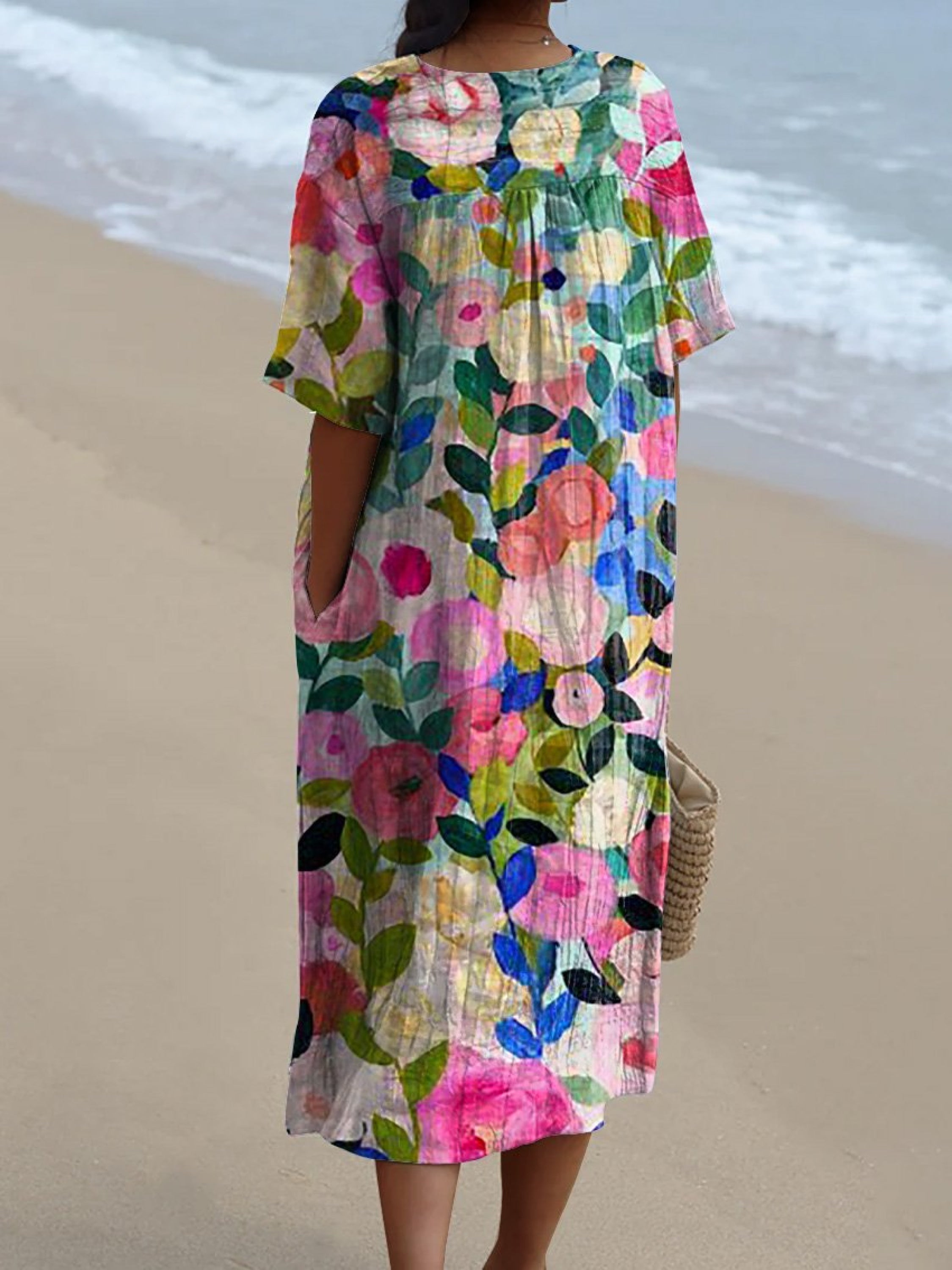 Patsy | Vintage Floral Midi Dress